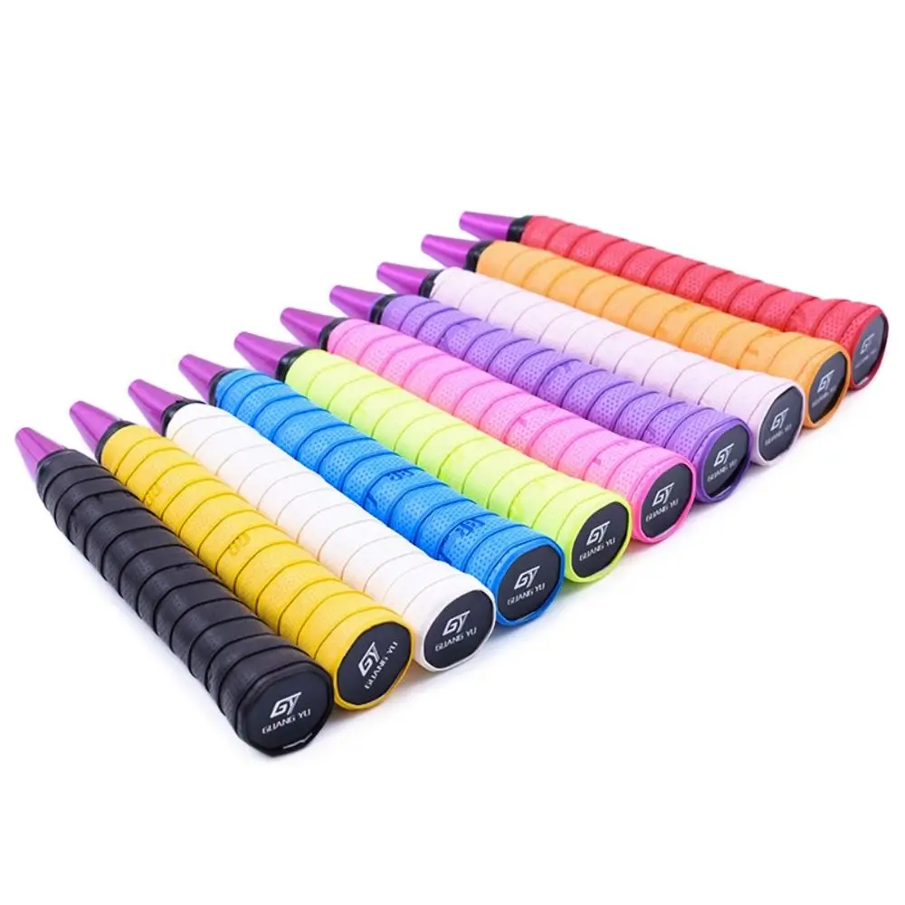 Gradient Colorful Fishing Rod Sweatband Thickened Anti Slip Racket Grip Tape Badminton Racket Grip Tape Fishing Rod