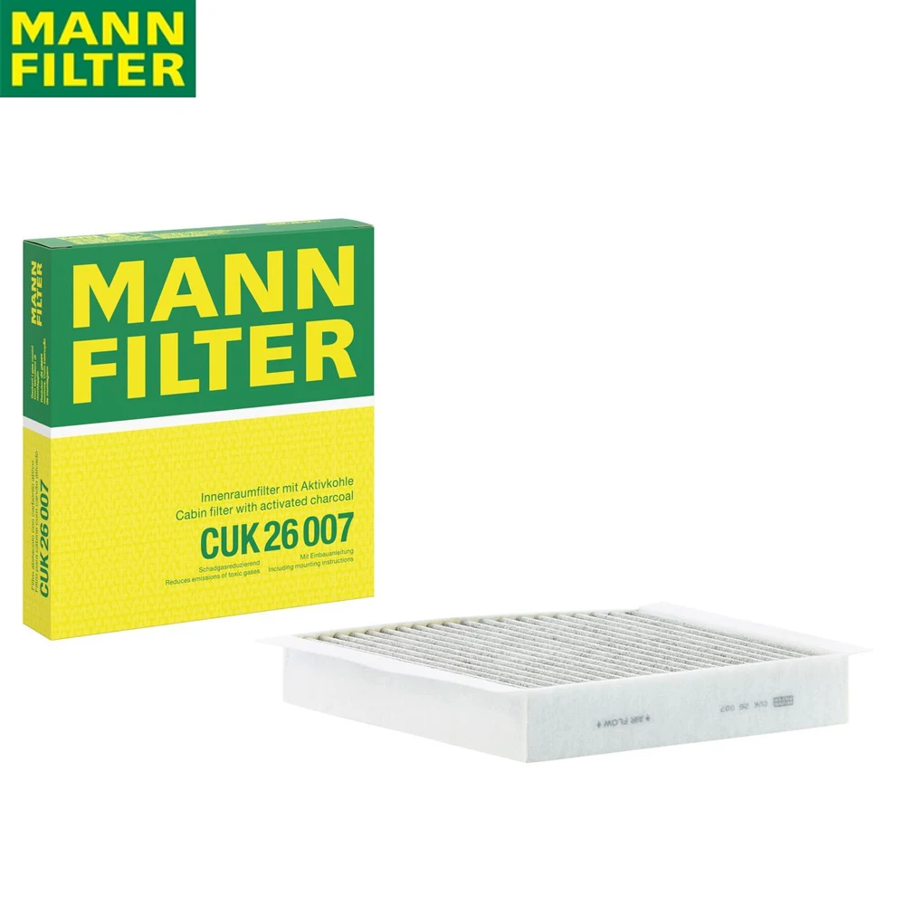 

MANN FILTER CUK26007 Activated Carbon Air Filter To INFINITI MERCEDES-BENZ GLA Top Filtration Low Wind Resistance 246 830 01 18