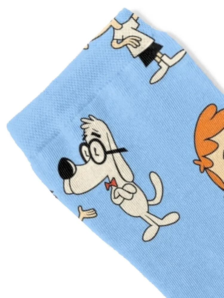 Mr Peabody and Sherman Socks Non-slip Novelties sports and leisure bright garter Mens Socks Women's