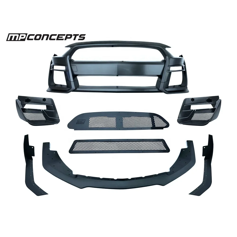 MP CONCEPTS GT500 STYLE FULL FRONT BUMPER KIT/ BODY KIT PP FIT FOR 2018-2023 Mustang