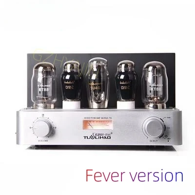 

New T3 KT88 Biliary Fever HIFI Class A Single ended Electronic Tube Power Amplifier Bluetooth 5.0