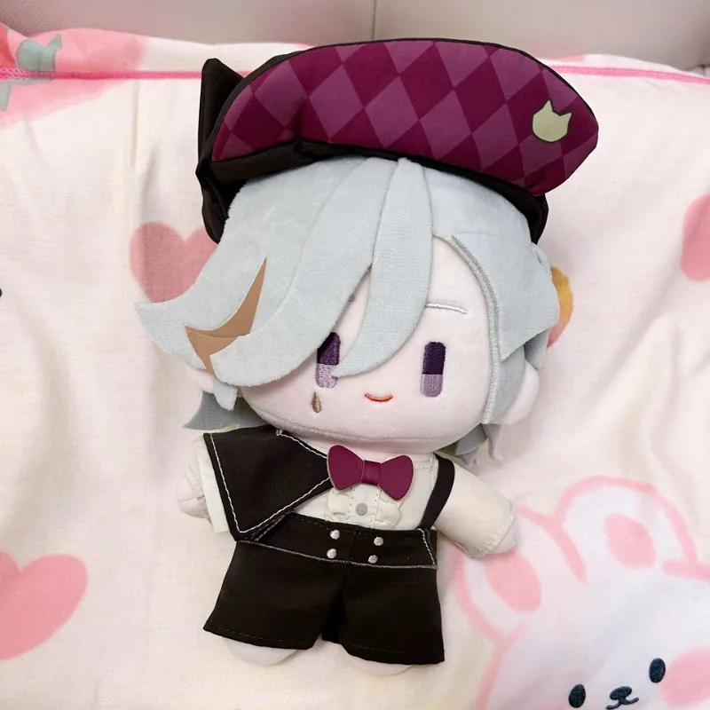 Anime Game Genshin Impact Spring Blossom Tales Flins Venti Kawaii Cosplay Soft Cotton Doll Cartoon DIY Dress Up Toy Figures Gift