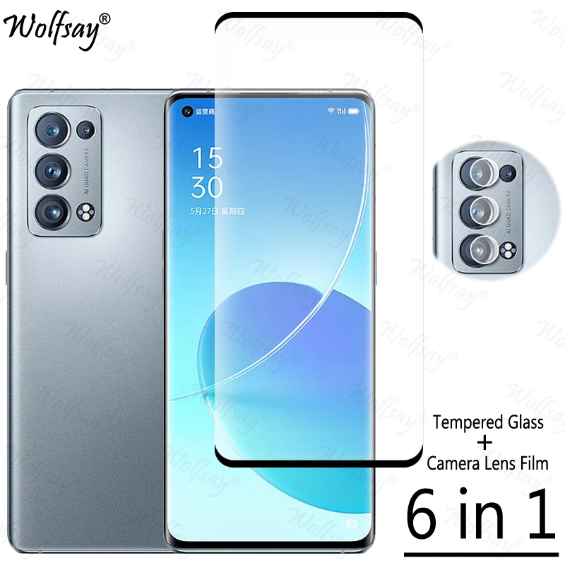 Tempered Glass For Oppo Reno 6 Pro Screen Protector For Oppo Reno 6 Pro Plus 6 Pro+ 5G Camera Glass For Oppo Reno 6 Pro Glass
