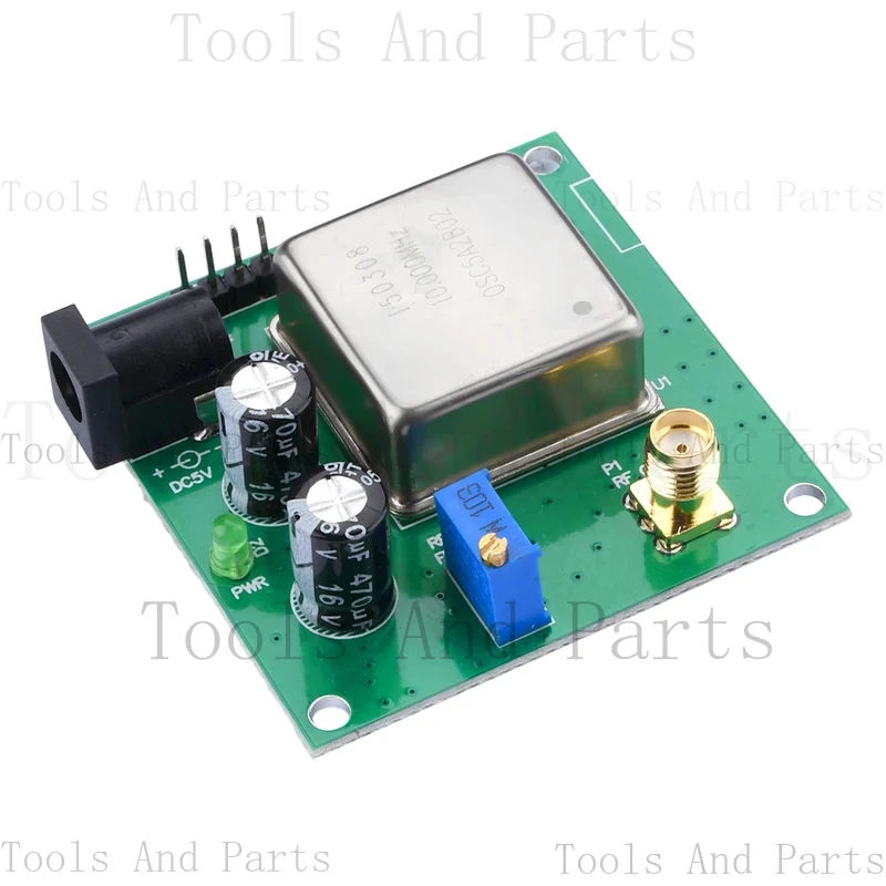 

10MHz Sine Wave Output Board Constant Temperature Crystal Oscillator Frequency Reference Module SMA Interface