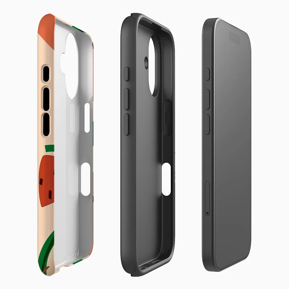 شرائح البطيخ IPhone17 يجب أن يكون لهاتف IPhone 17 16 15 14 13 12 11 Pro Max Plus غطاء خلفي مزدوج الطبقة