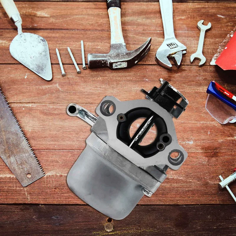 590399คาร์บูเรเตอร์สำหรับเครื่องยนต์เครื่องตัดหญ้า796077 Briggs & stratton พร้อมวาล์วกรองสายน้ำมันเชื้อเพลิงปะเก็น