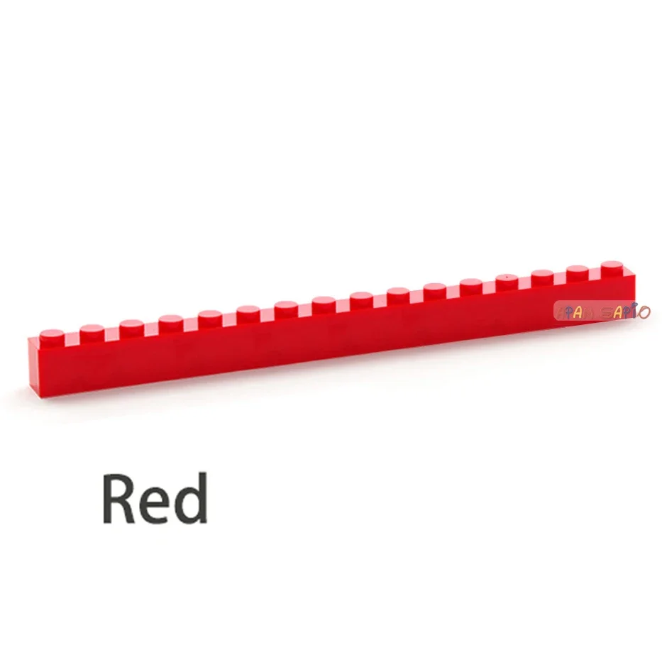 10PCS DIY Bausteine 1x16 Punkte Dicke Zahlen Bricks Pädagogisches Kreative Größe Kompatibel Mit Marken Spielzeug für Kinder 2465