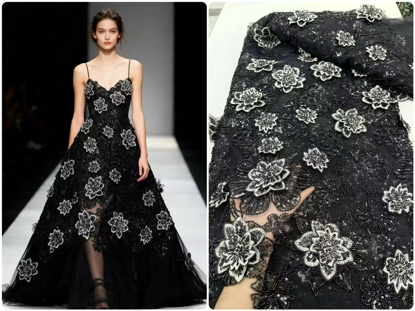 

5 yards Sexy Shiny Sequins Red Sequined 3D embroidery Swiss Voile Lace Fabric for Patchwork Dresses Evening Party Christmas