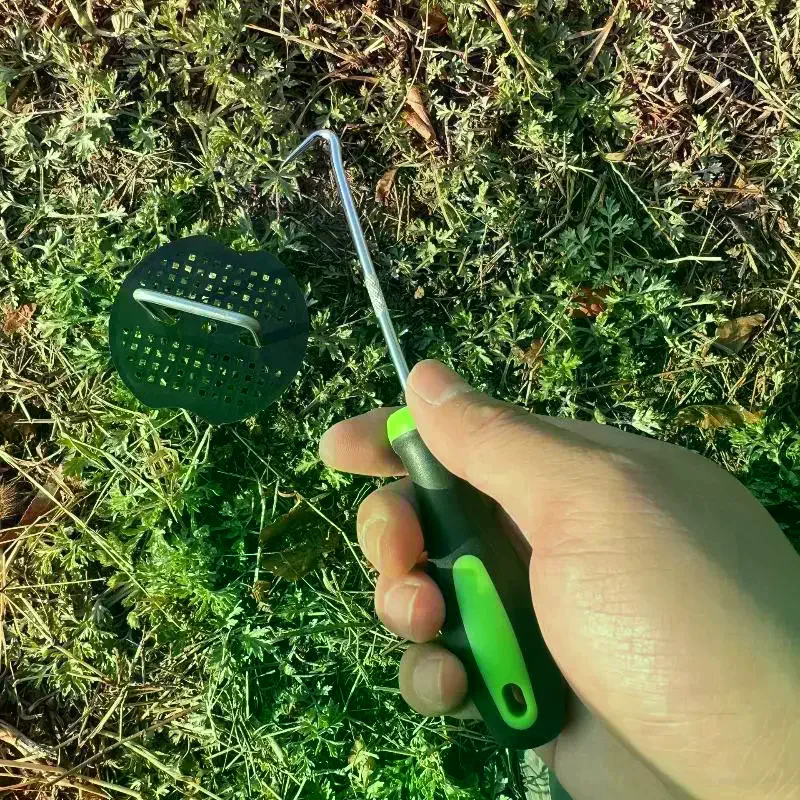 Heavy-Duty U-Shaped Metal Hook, Lawn Loosening Tool, Perfect For Weeding And Soil Removal, Sturdy Construction 1pc