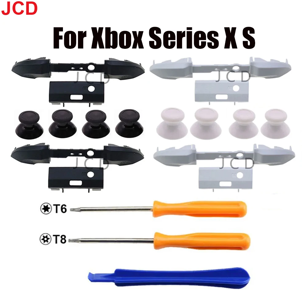 Dla kontrolera gier Microsoft Xbox Series X S RB LB Zderzak Przyciski spustowe Środkowy uchwyt Wymiana drążka kciuka Część naprawcza
