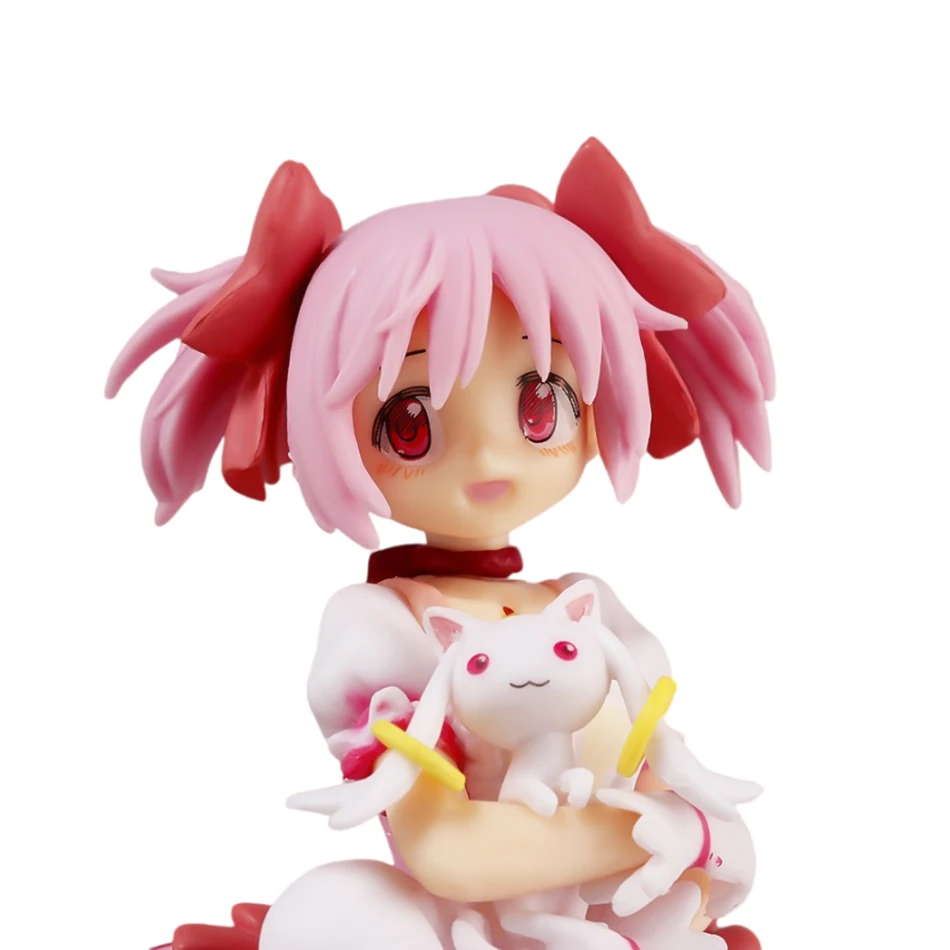 17.5cm Anime Puella Magi Madoka Magica Kaname Madoka Cartoon Figure PVC Model Desktop Ornaments Children's Toys Holiday Gifts
