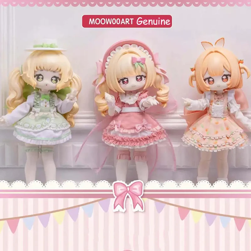 

НОВЫЙ натуральный Moewoart с индексом сахара 100% 12 очков Bjd фигурки слепая коробка милое украшение стола орнамент подарки на день рождения для девочек