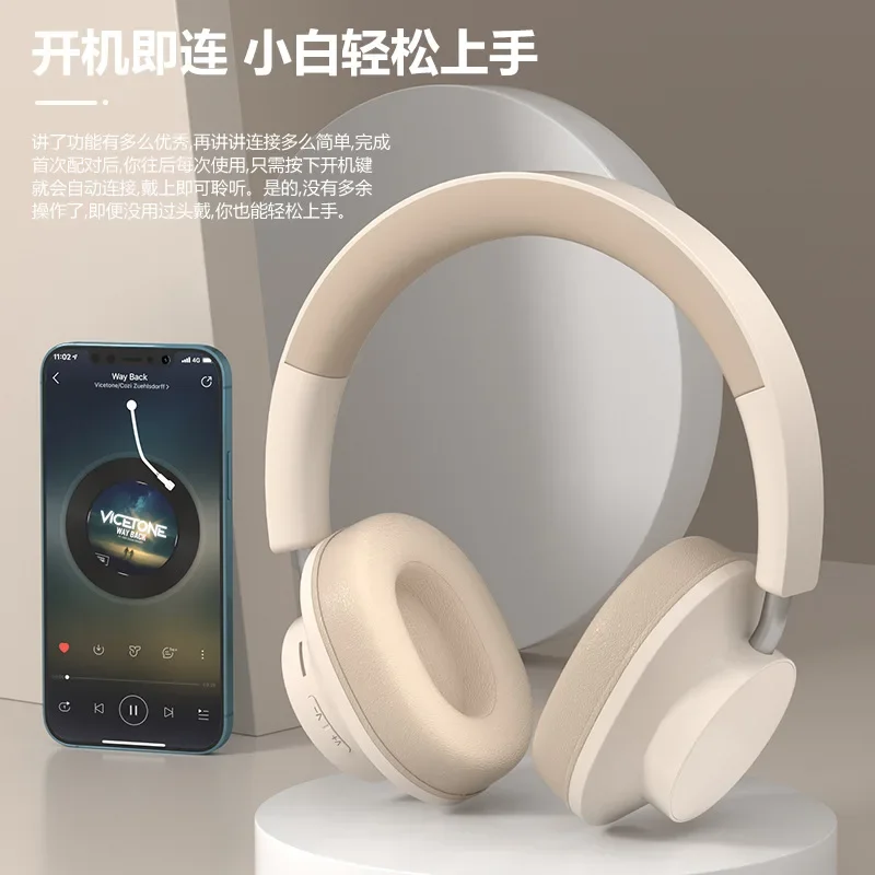 

2025 New {DR80} Wireless Bluetooth Headset Game Call Silicone Long Battery Life Headset Bluetooth Headset