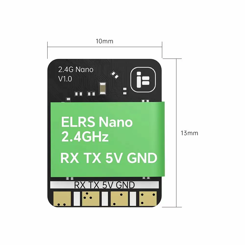 IFLIGHT ELRS Nano Mini FPV Receiver – 2.4GHz/900MHz for Racing Drones