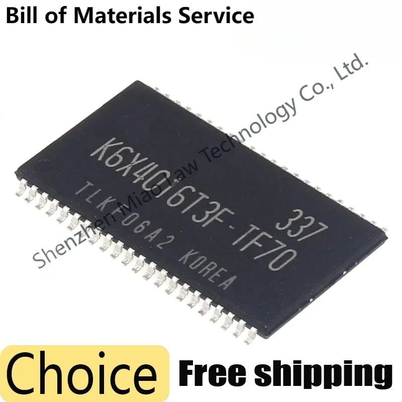 

10PCS Original K6X4016C3F-UF55 K6X4016C3F K6X4016T3F-TF70 K6X4016T3F K6X4016C3F-TF55 K6X4016C3F IC MEMORY CHIP