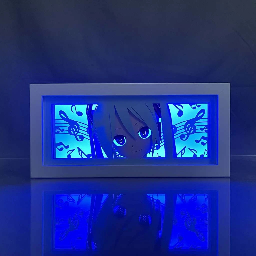 アニメ初音ミク-led-紙彫刻ランプアニメ美容フィギュア-3d-ナイトライト寝室の装飾ベッドサイドランプ模型玩具ギフト