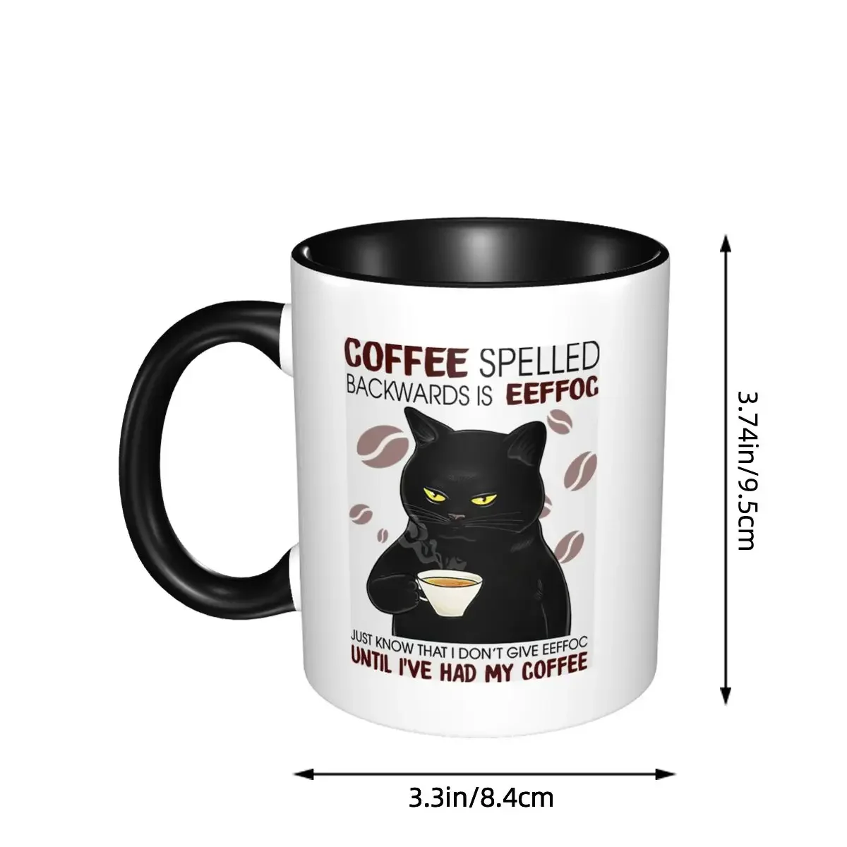 Cat Befor Coffee I Hate Everyone After Coffee I Feel Good Mug Ceramic Coffee Cups Tea Mugs Milk Cup Drinkware Gift for Friends