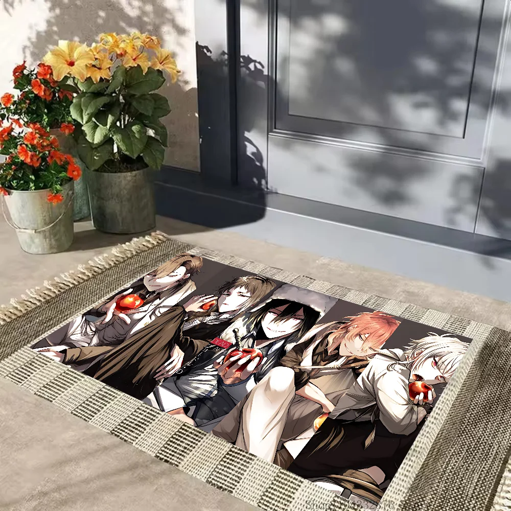

Bungo Stray Dogs Anime Floor Mat Doormats Home Carpet Foot Bathroom Absorbent Anti-Slip Home Decor