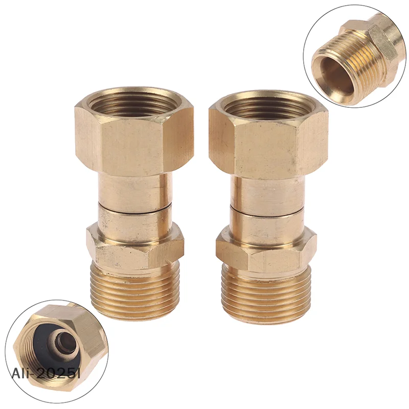 

Cleaning machine water pipe joint Anti Twist Wash Gun To Hose Connector M22 M14 M15 Swivel Fitting Adapter Coupler High Pressure