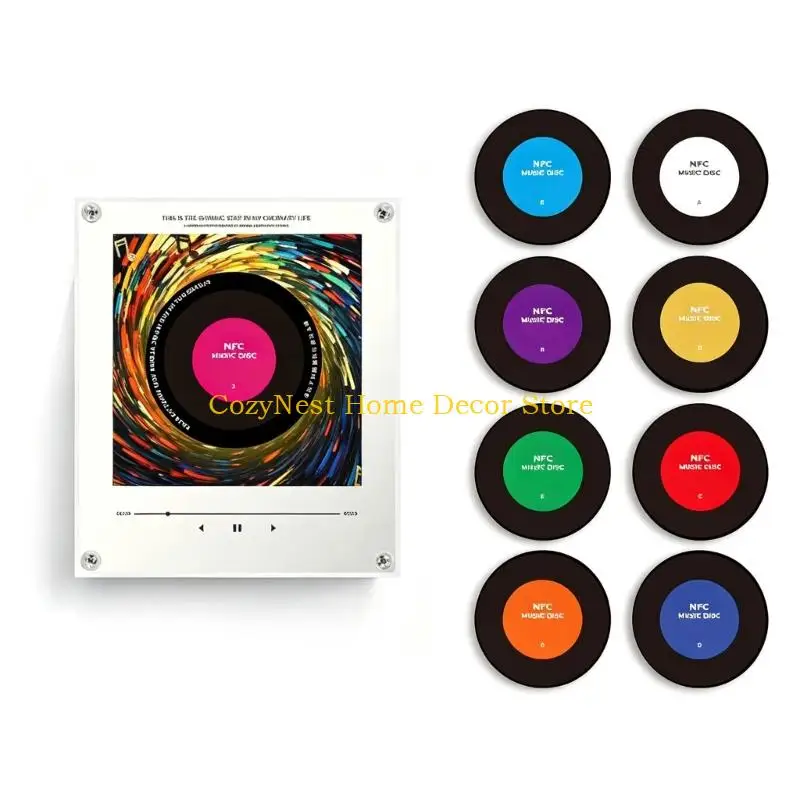 92MF LED Light Audios Player Set with Tap to Play Playback for Home Message Display