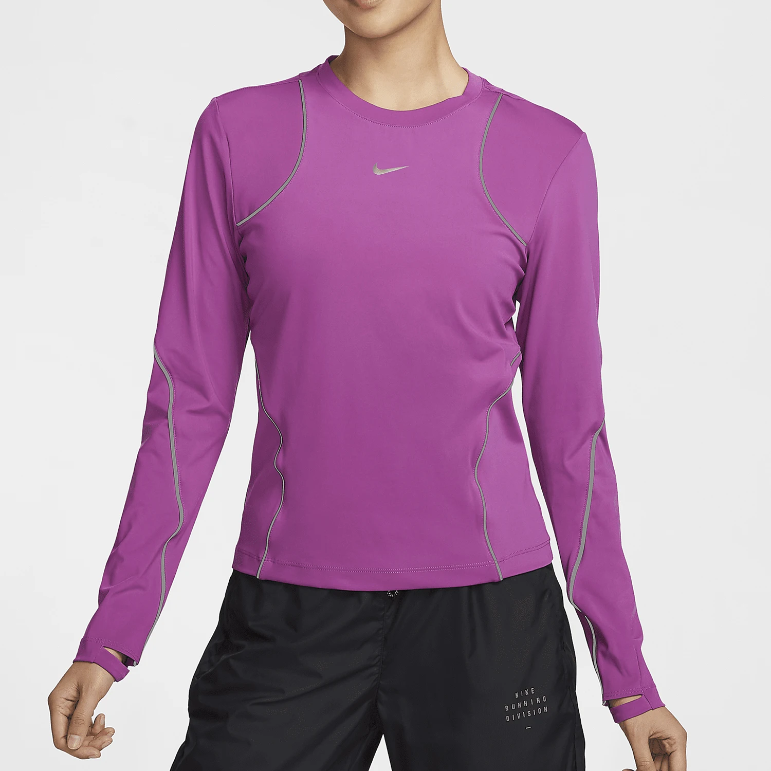 

Nike genuine Autumn New Women's Reflective Running T-Shirt FV6419-518