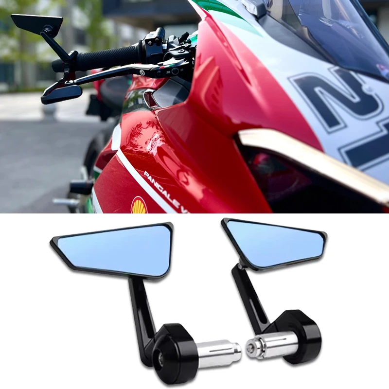 

Новинка для Ducati panigale V4 V2 V4S, универсальные зеркала заднего вида для мотоциклов с ЧПУ, зеркало на руле для скутера, зеркала заднего вида