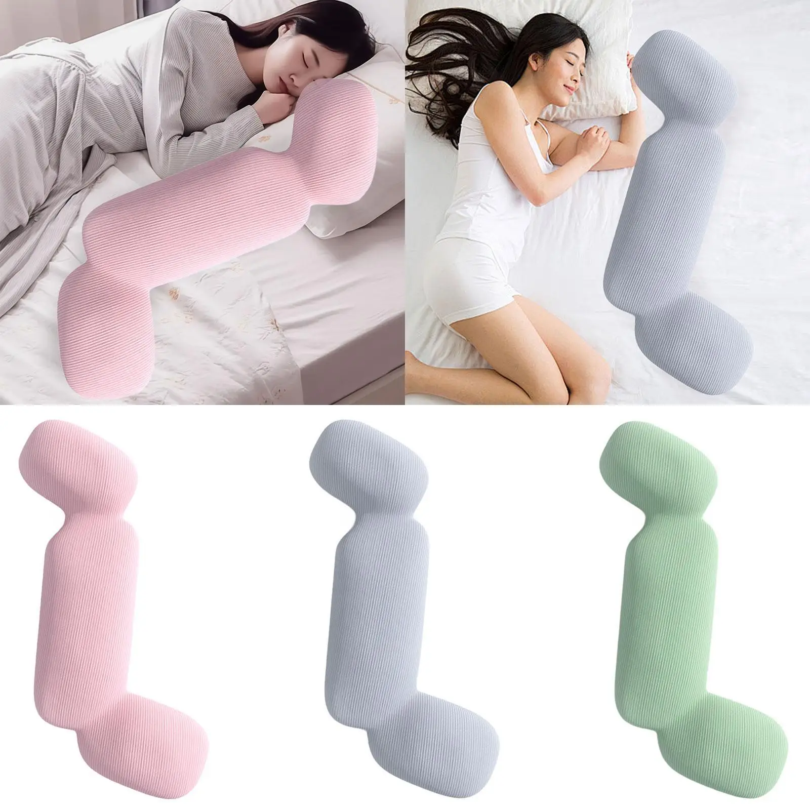 

Эргономичная длинная подушка для сна на боку и комфорта