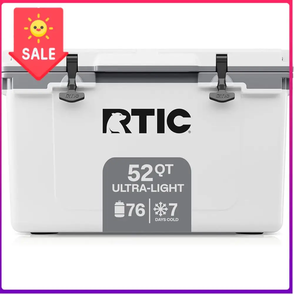 

BestsellerPortable 52 Quart Insulated Cooler Chest for Beach, Picnic, Camping, and Outdoor Adventures