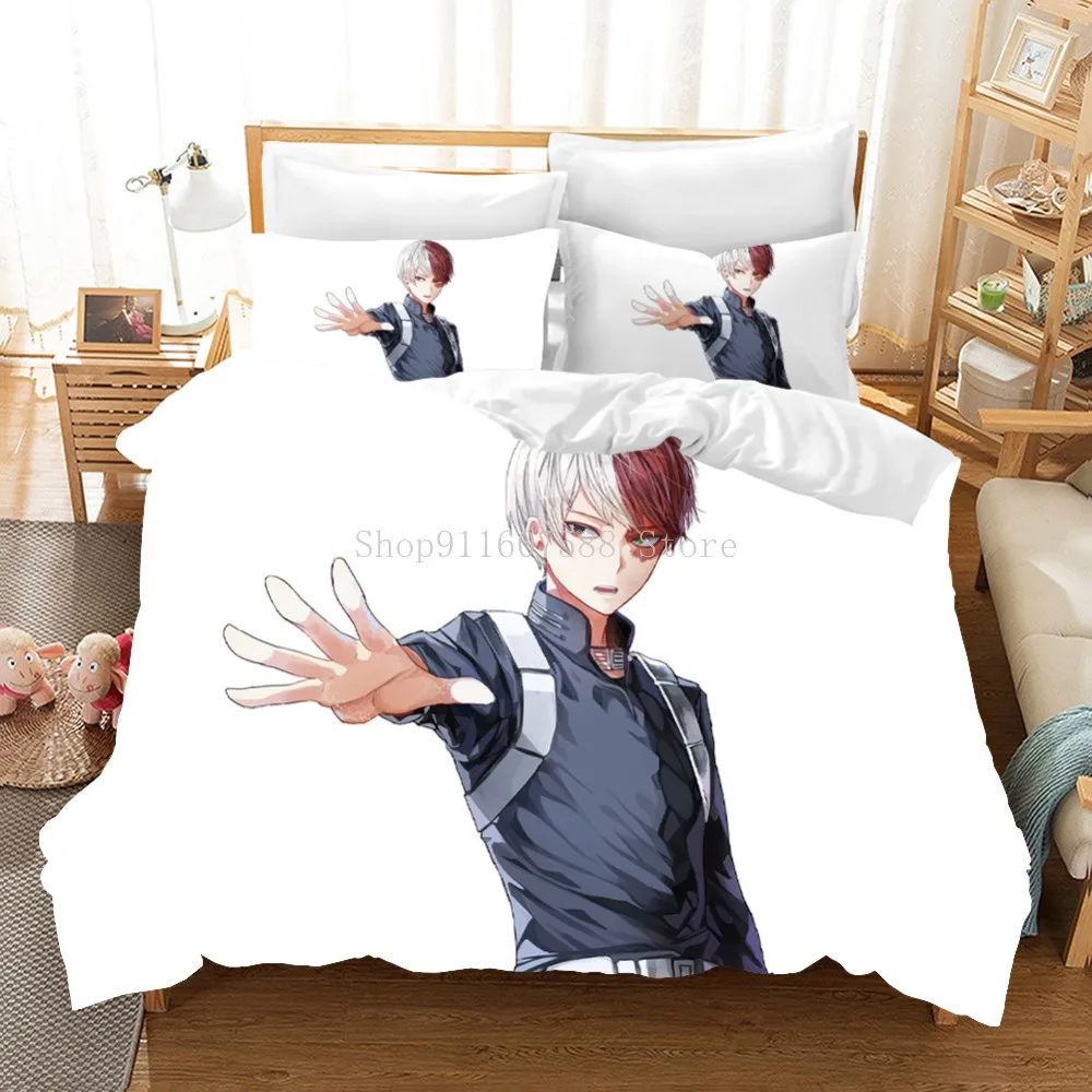 

Fashion 3d Print Anime My Hero Academia Bedding Set Single Twin Full Queen King Size Bed Set Adult Kid Bedroom Duvet cover Sets