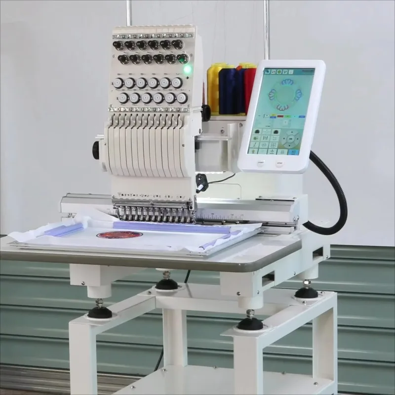 Computerized Embroidery Sewing Machine Multi Needle Equipment For Custom Textile Manufacturing Use