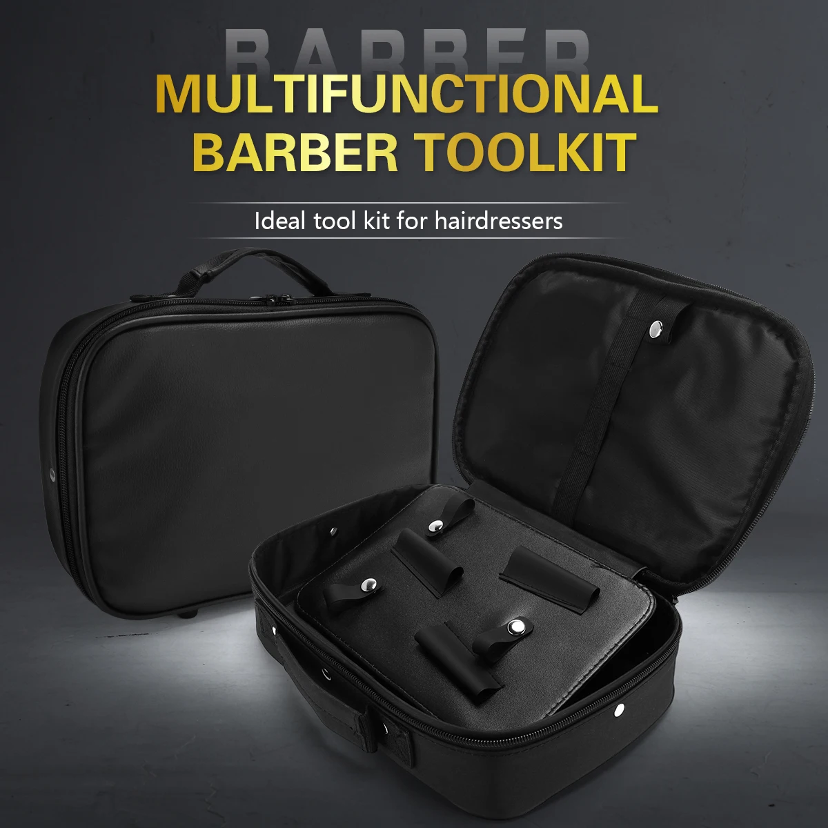 Barber Electric Clipper Bag Salon Hairdressing Tool Storage Bag Carrying Travel Shaver Organizer Beard Trimmer Box Holder