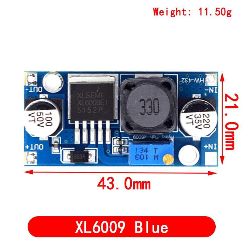 XL6009/XL6019 4A Boost Converter Step Up Réglable 15W 5-32V à 5-50V Alimentation DC-DC Tech Haute Performance Faible Ondulation