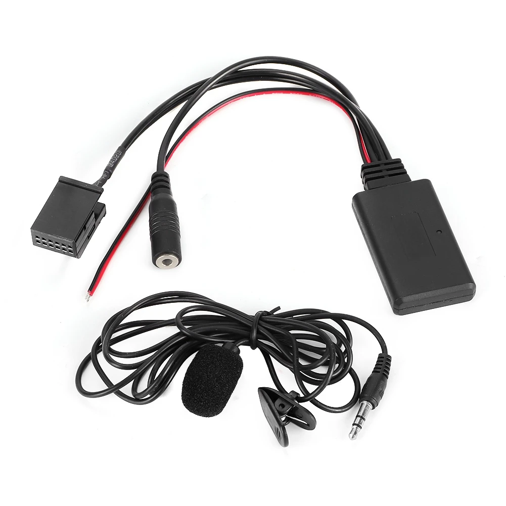 AUX‑IN Audio Cable Adapter Car Stereo Bluetooth Microphone Fit for Opel CD30 CDC40 CD70 DVD90 AUX‑IN Bluetooth Adapter Cable