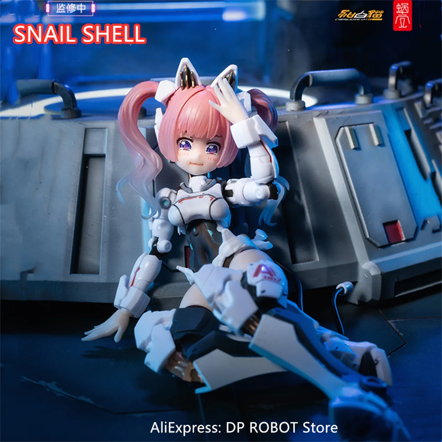 

【IN STOCK Now】Original SNAIL SHELL 1/12 AMBRA-02 EVED Series Assault Cat Ambra Amber Mobile Suit Girl SO COOL PVC Action Figure