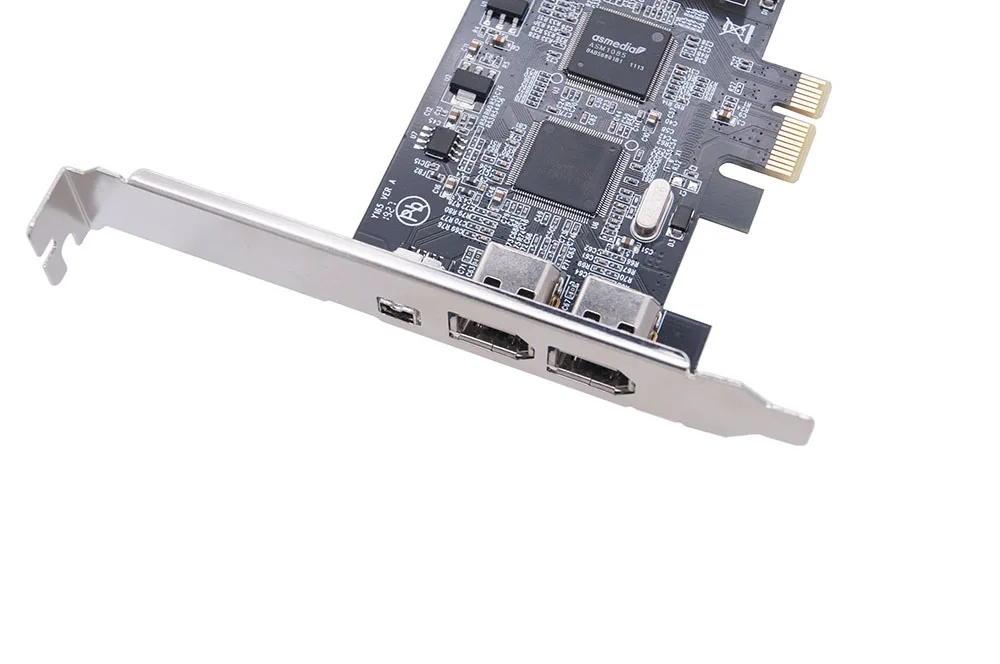 4 Ports 1394A Expansion Card PCI-E 1X to IEEE 1394 DV Video Adapter 1x 4Pin 3x 6Pin 1394 Controller Firewire Card for Desktop PC