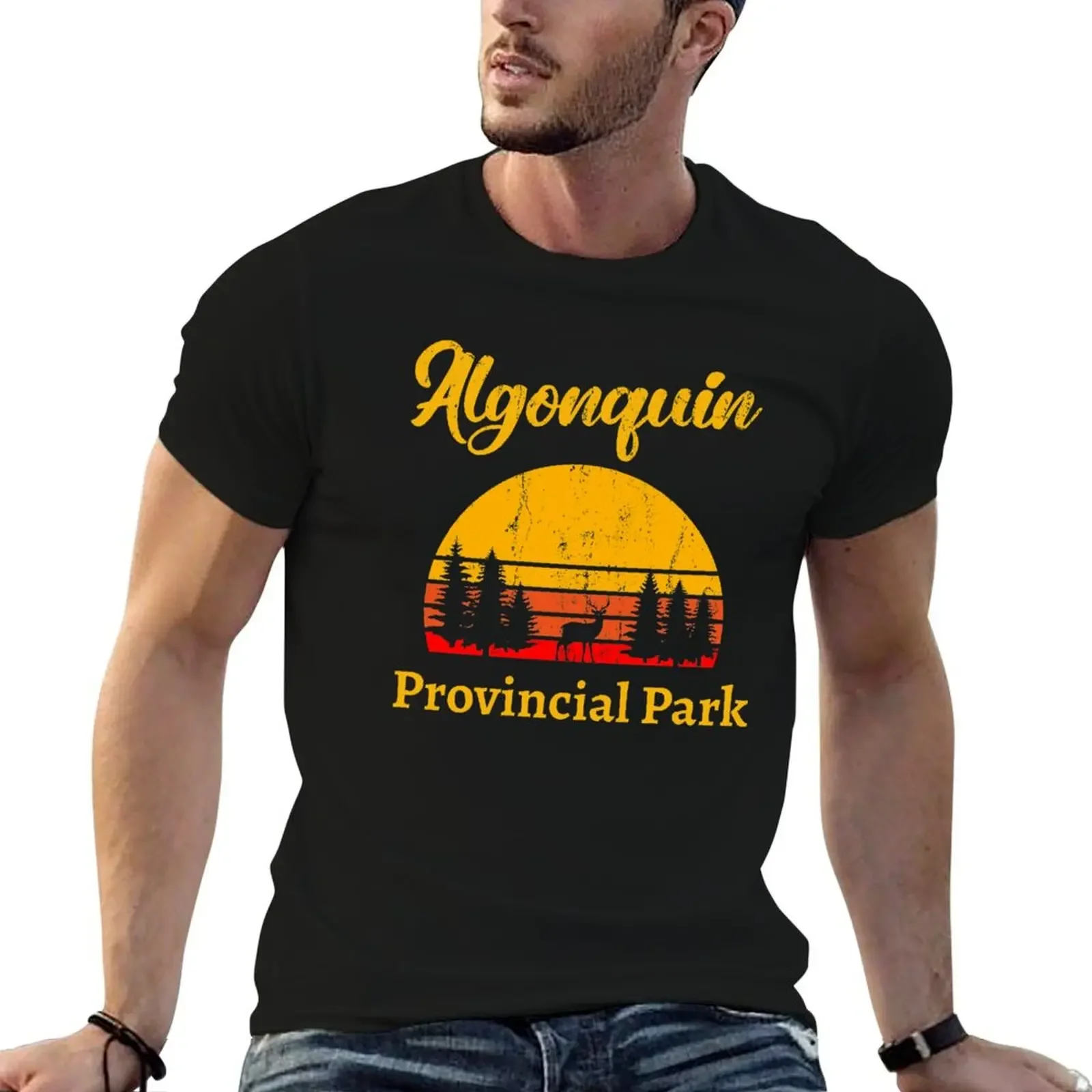 Algonquin Park Adventure in Ontario Canada T-Shirt anime clothes quick-drying men clothings