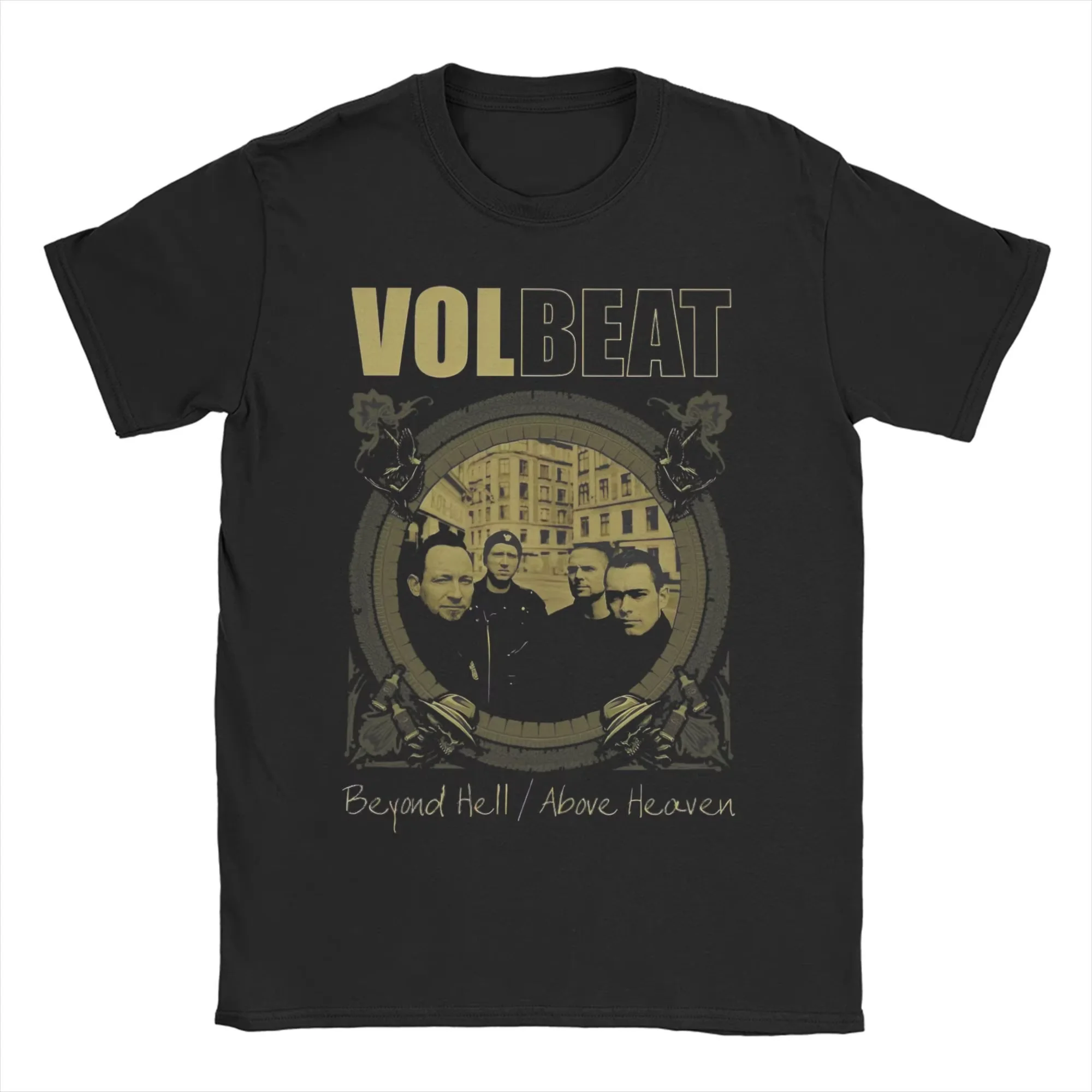 Volbeats plus grands de tous les heures hommes femmes surdimensionné coton t-shirts hauts métal musique vêtements amusants Y2k hauts unisexe t-shirt vêtements