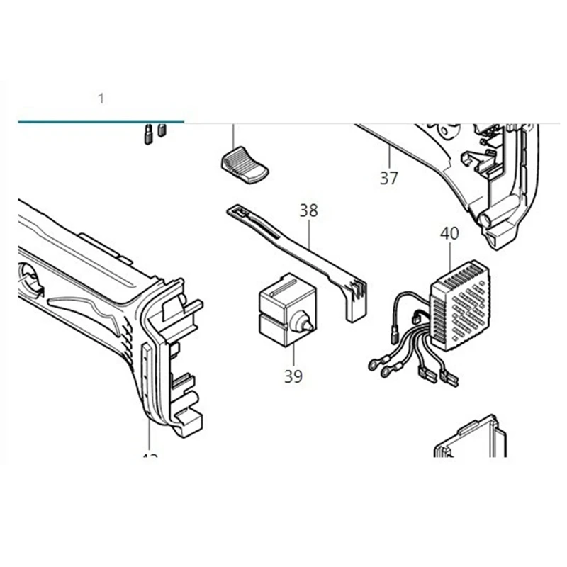 YFYS 650579-7 Angle Grinders Power Switch Fits 9557PB, 9557NB, 9558PB Replacement Part New