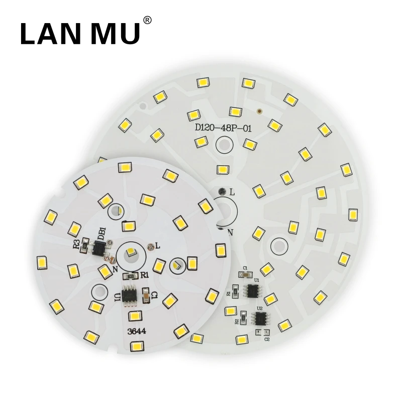 Chip LED do opraw typu Downlight 3W 5W 7W 9W 12W 15W 18W SMD 2835 Okrągłe koraliki świetlne AC 220V-240V Led Downlight Chip Oświetlenie punktowe