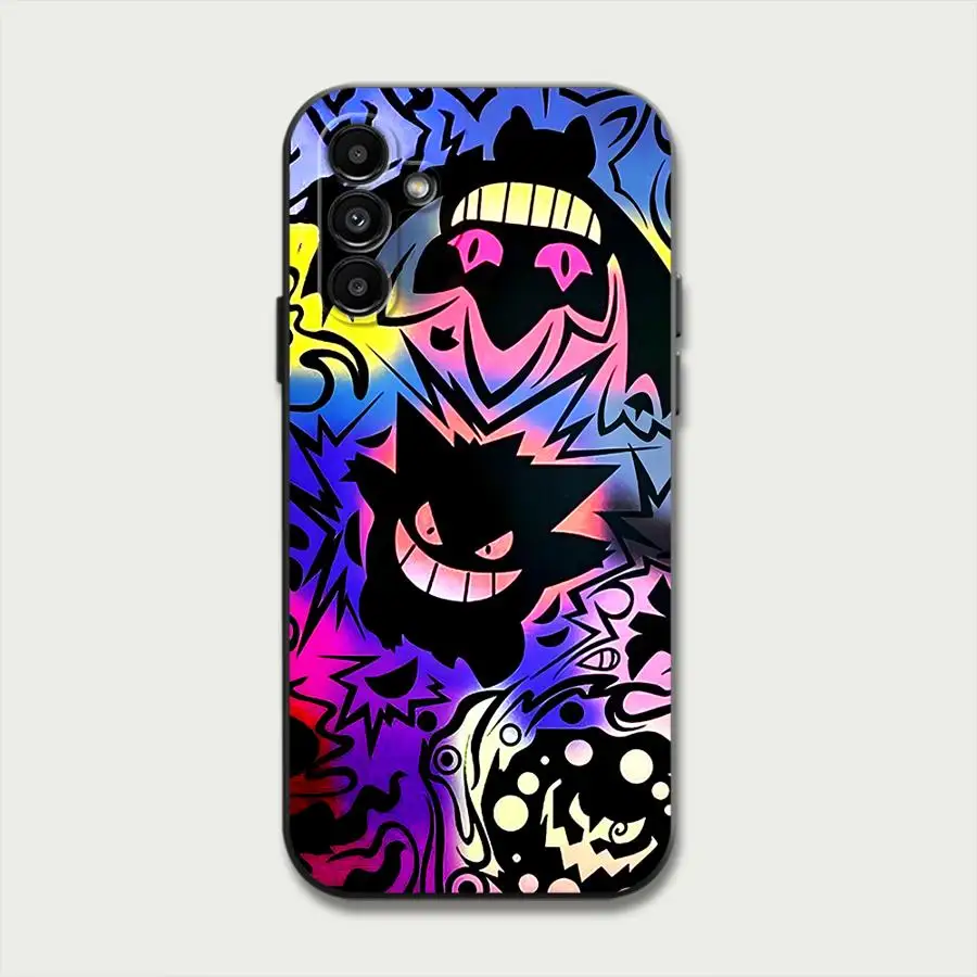 Telefoon Hoesje Voor Samsung Galaxy A 21S A50 A31 A41 A03 S S04 S A10 A20 A30 A40 A03 A04 A05 Pokemon Gengar Zwart Zachte Cover Capa