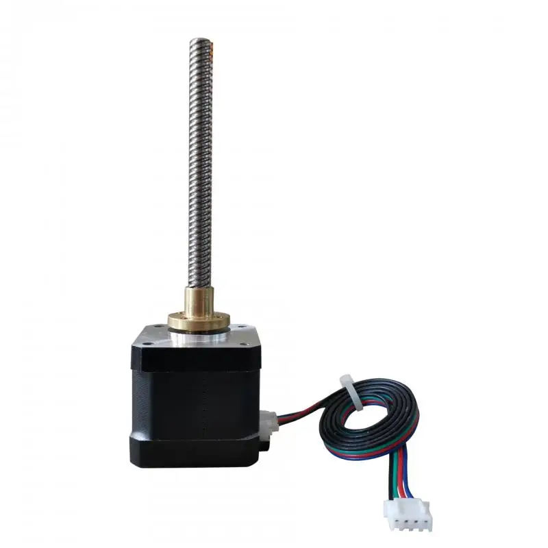 42 Linear Lead Screw Stepper Motor T-Lead Screw Motor Length 100Mm/150Mm/300Mm 42 Lead Screw Motor