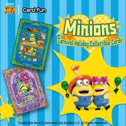 10 Packs CARDFUN Despicable Me 4 Minion Cards Booster Box Official Anime TCG CCG Collectable Playing Trading Card Pack