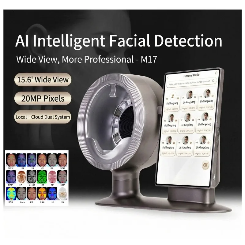 

Professional Portable Digital 3D Skin Tester Machine Facial Skin Scanner Machine