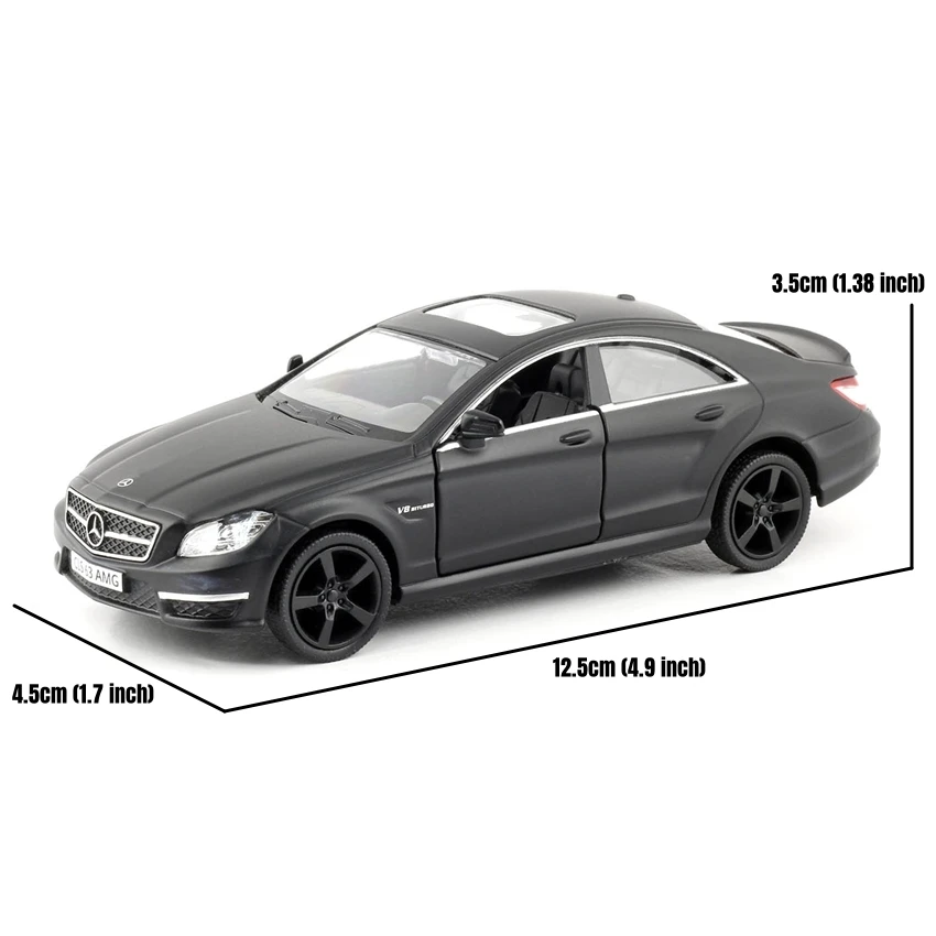 1/36 Mercedes-Benz C-Class CLS 63 AMG Toy Car Model For Children RMZ CiTY 5\'\' Diecast Vehicle Miniature Collection Gift Boys Kid