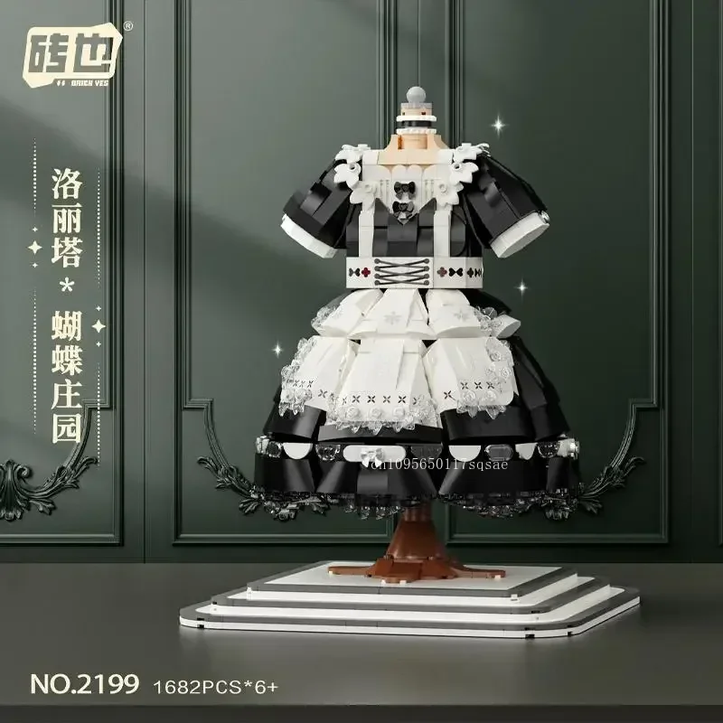 Kawaii Lolita Rock Bausteine Mädchen Geschenk Tisch Ornamente Montage Modell Pädagogisches Spielzeug Sammlung Geschenk Bausteine