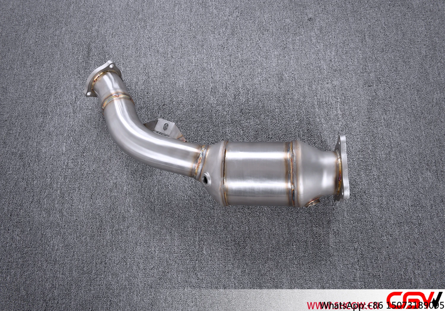 Factory Price Stainless Steel Catted Downpipe Muffler Exhaust Pipe System With Thermal Production for A4/A5 2.0T 2021