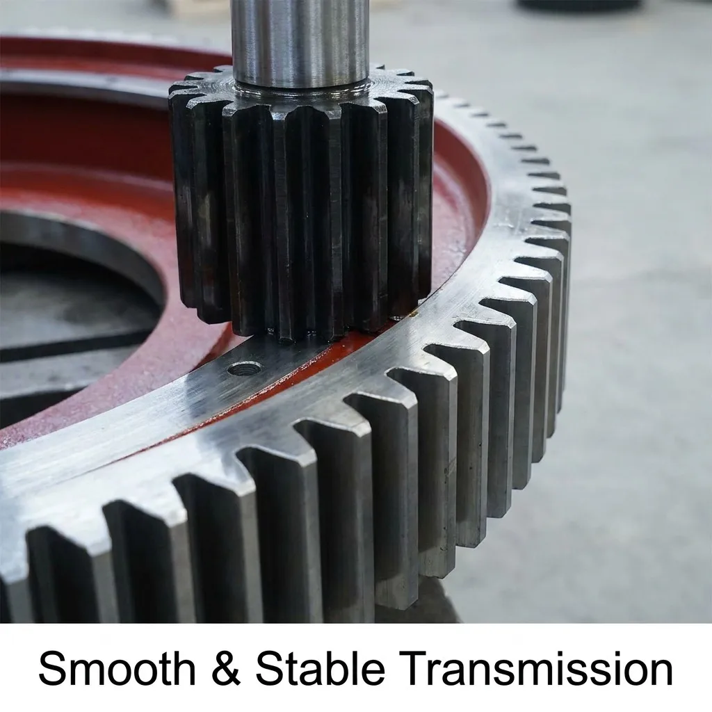 New Design Large Module Spur Planetary Gear Set for Mining Machine Parts Heavy Duty Forging Steel Starter Flywheel Ring Gear