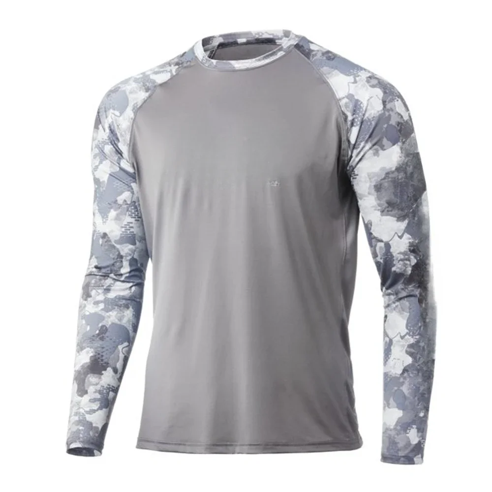 Fishing Shirt Long Sleeve Uv Protection Man Outdoor Summer Fishing Clothing Jersey Men\'s Fishing Apparel UPF 50+