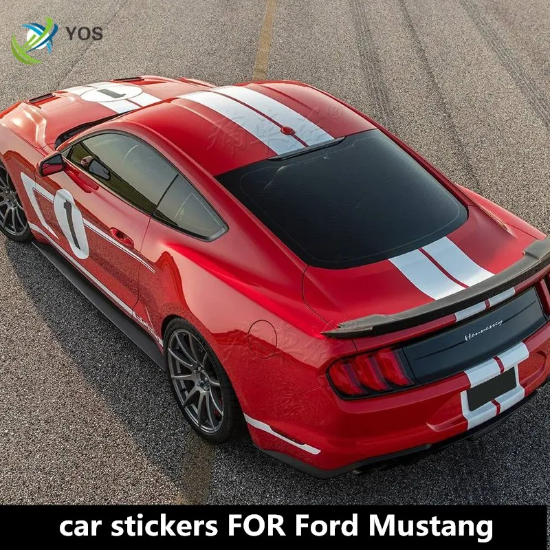 

Новые Пользовательские Автомобильные наклейки для Ford Mustang, модифицированные модные спортивные наклейки, аксессуары