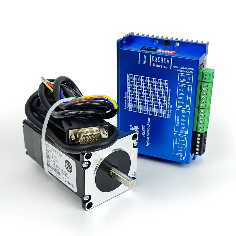 Professional Nema23 Hybrid Stepper Motor 3N.m Easy Servo Motor Kit for CNC Closed Loop Design